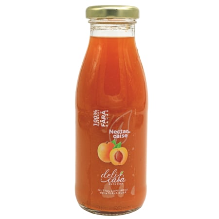 Băuturi Naturale - nectar-de-caise-premium-fara-zahar-250ml-delicasa