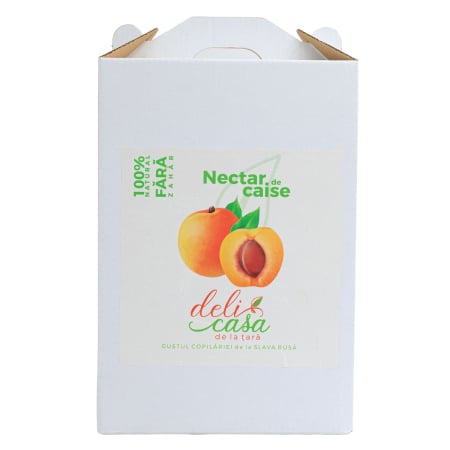 Băuturi Naturale - nectar-de-caise-premium-fara-zahar-3l-delicasa