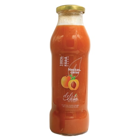 Băuturi Naturale - nectar-de-caise-premium-fara-zahar-750ml-delicasa