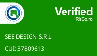 Date firma SEE DESIGN S.R.L. - Risco Verified